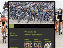 Tablet Screenshot of photosportswales.com